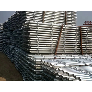 EN39/EN1065 Scaffolding in acciaio zincato a caldo standard